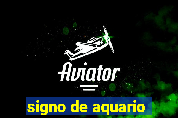 signo de aquario